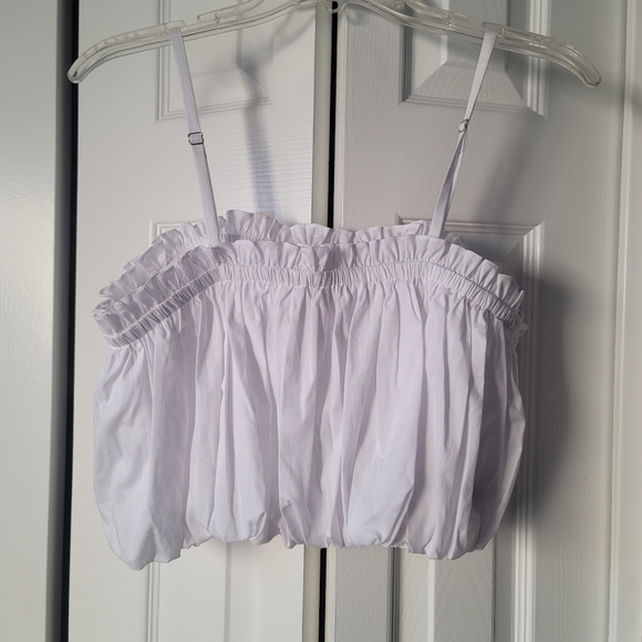 cinq a sept, Ivee Top, White, Size Large - Picture 9 of 14